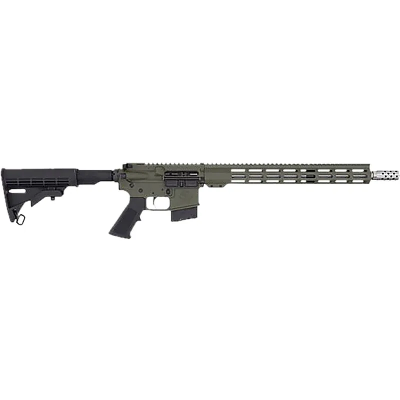 Great Lakes Firearms GL15400SSODG AR-15 400 Legend 5+1 16" Stainless Threaded Barrel, OD Green Cerakote Aluminum Receiver w/Picatinny Rail, Adjustable Black Synthetic Stock, Mil-Spec Grip