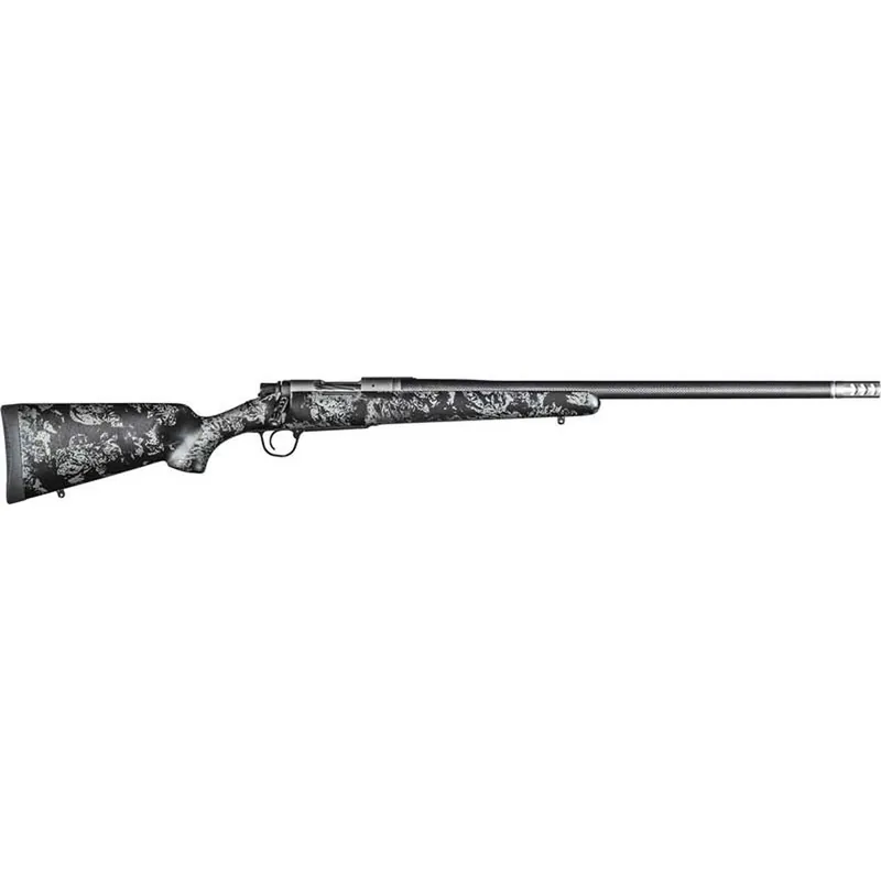 Christensen Arms 8010615100 Ridgeline FFT Full Size 308 Win 4+1, 20" Stainless Steel Threaded Barrel, Stainless Aluminum Receiver, Black w/Gray Accents Fixed Sporter w/Flash Forged Technology Stock