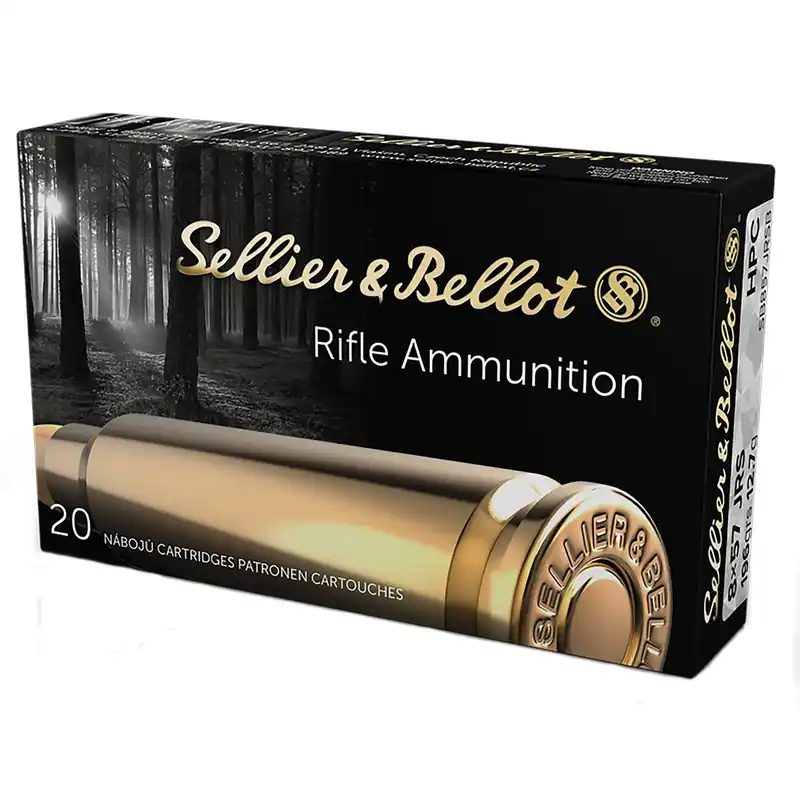 Sellier & Bellot SB857JRSB Rifle 8x57JS 196gr Hollow Point Capped 20 Per Box/20 Case