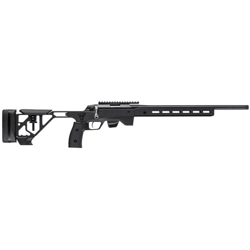 Tikka JRT1XATB30016 T1X Ace Target 122 LR 10+1 16" Black Anodized Threaded Barrel, Picatinny Rail Receiver, ARCA/M-LOK Handguards, Black Adjustable Aluminum Stock, Black Polymer Grips