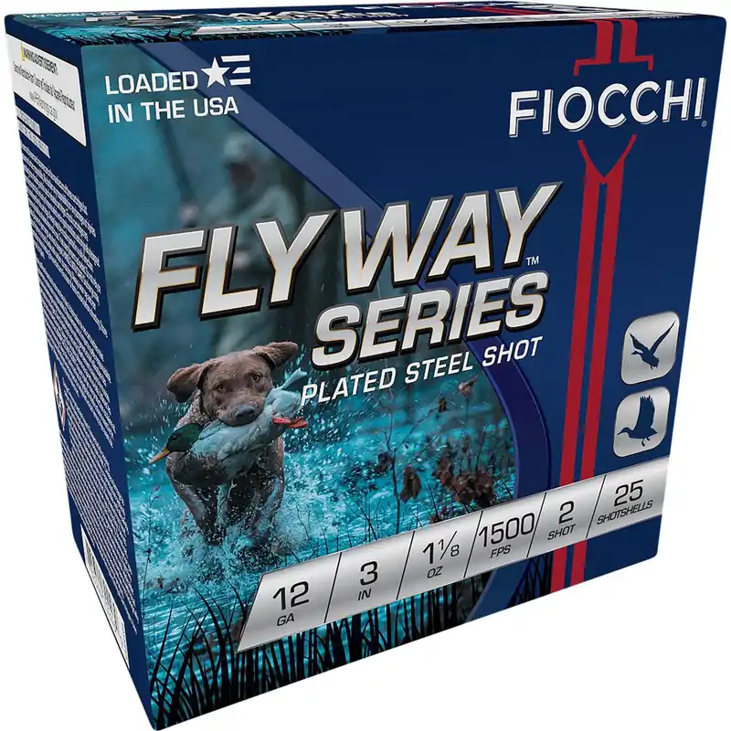 Fiocchi 123ST2 Flyway 12Gauge 3" 1 1/8oz 2Shot 25 Per Box/10 Case
