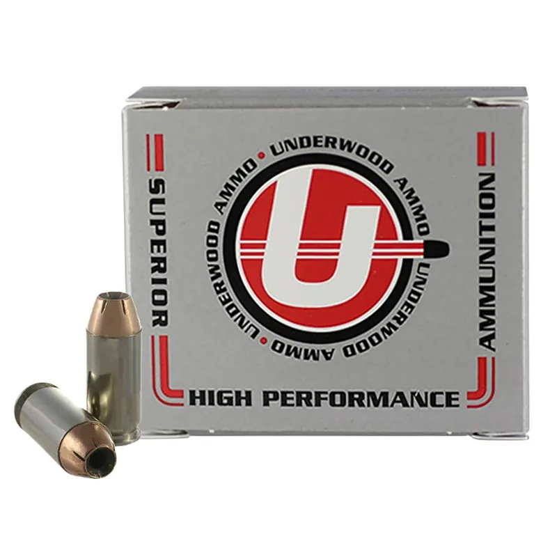 Underwood Ammo 627 ASP 460Rowland 185gr Jacketed Hollow Point 20 Per Box/10 Case