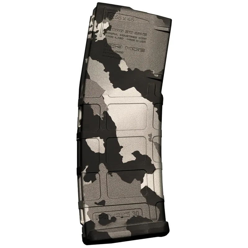 Weapon Works 228043 PMAG GEN M2 MOE 30rd Fits AR/M4 Silver Granite Polymer