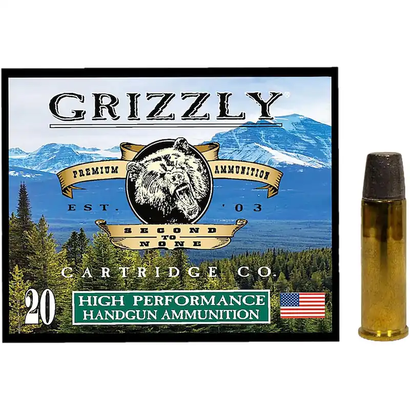Grizzly Ammo GC41M5 41Mag 265gr Wide Flat Nose Gas Check 20 Per Box/10 Case