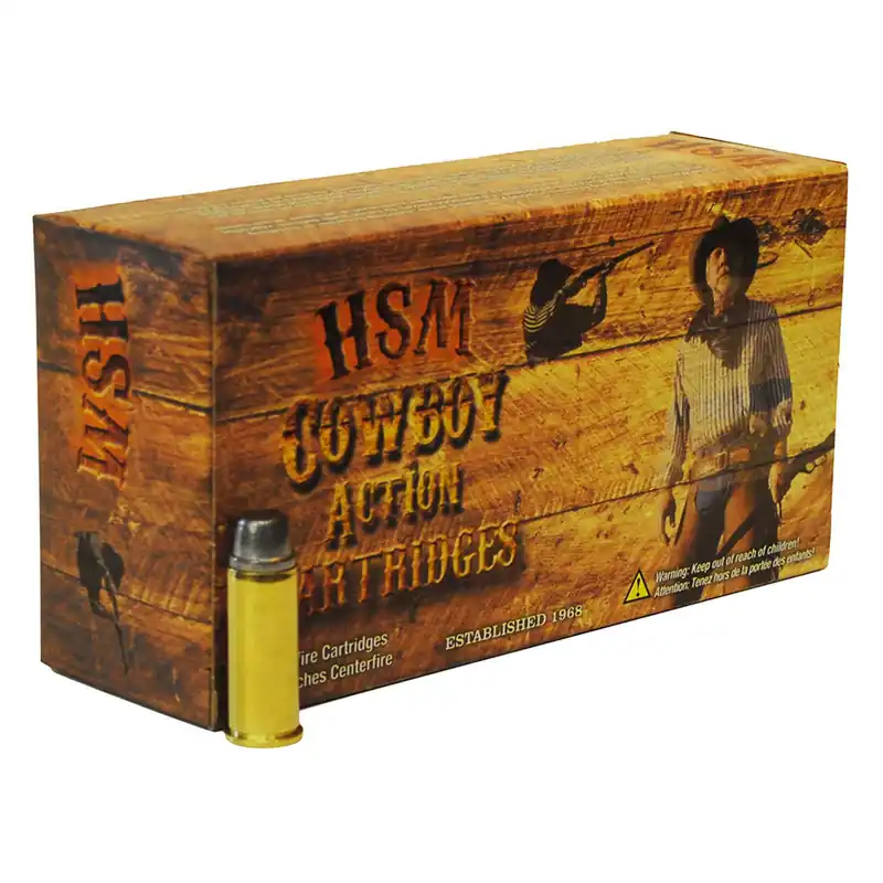 HSM 44S5N Cowboy Action 44 S&W Spl 200 gr Round Nose Flat Point 50 Per Box/ 10 Case