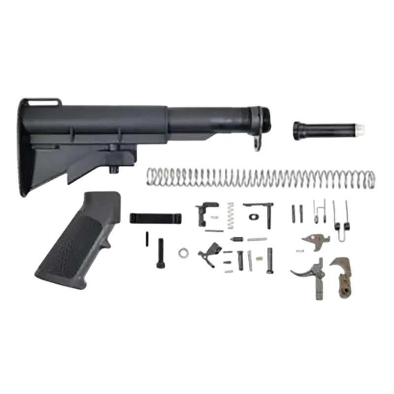 Dpms Panther Arms DP51655141530 CAR-15 Lower Build Kit AR-15 Black A2 Grip, Fiberlite Buttstock