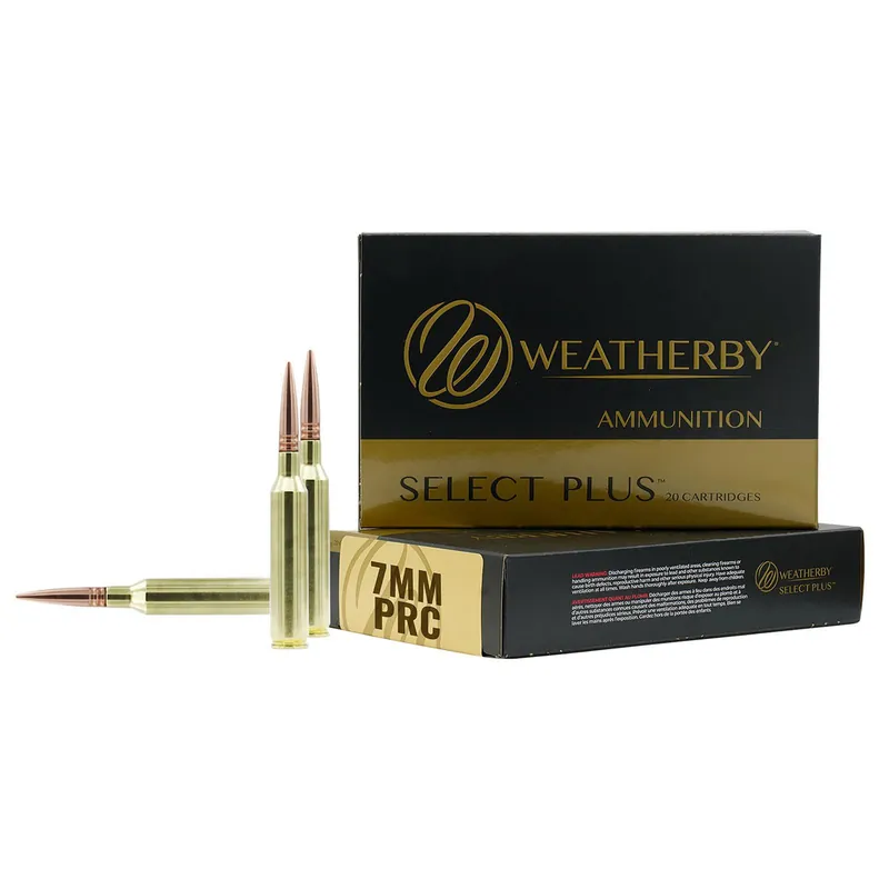 Weatherby M7PRC177HCB Select Plus 7mmPRC 177gr Hammer Custom 20 Per Box/10 Case