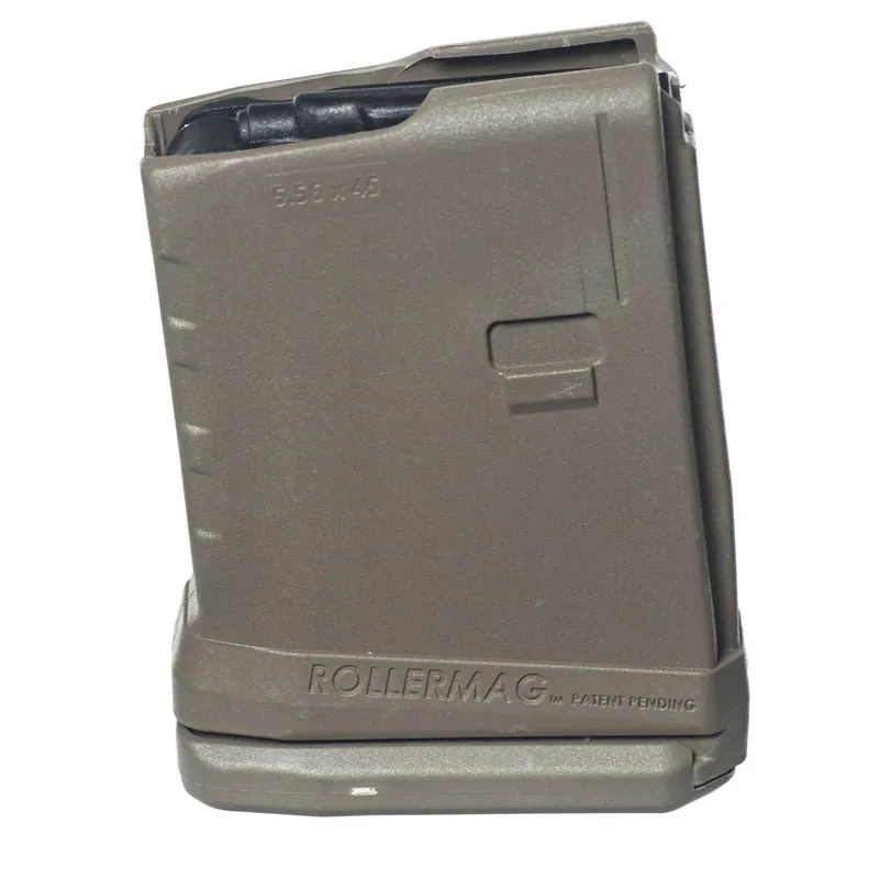 ProMag RM5FDE Standard 5rd Detachable w/Roller Follower 5.56x45mm Fits AR-15 Flat Dark Earth DuPont Zytel Polymer