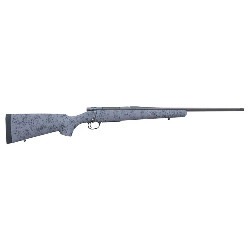 Howa HHSSL308GRY 1500 Superlite Gen2 Full Size 308 Win 3+1 20" Black Threaded Barrel, Matte Blue Steel Drilled & Tapped Receiver, Gray w/Black Webbing HS Precision Synthetic Stock, Right Hand