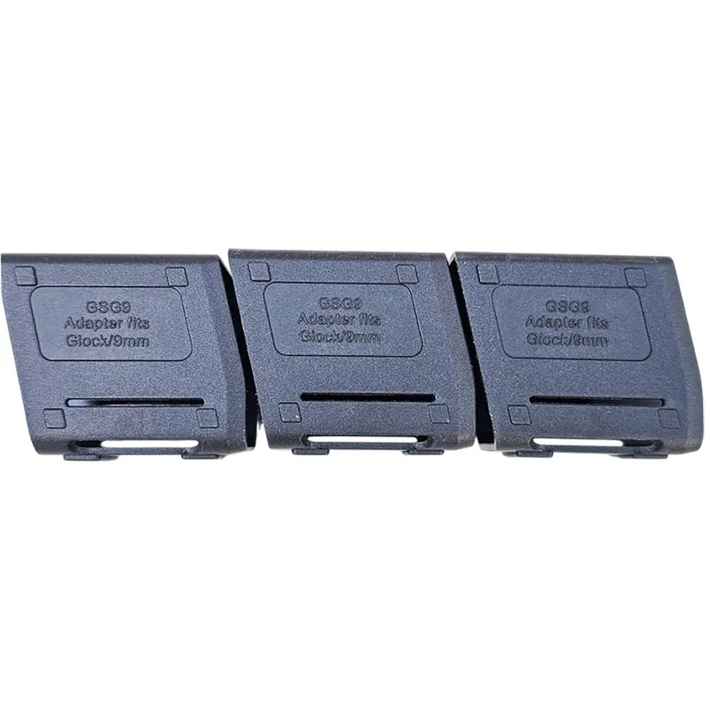 ATI GERMGSG9GLK Magazine Adapter 9mm Fits Glock Black 3 Pack
