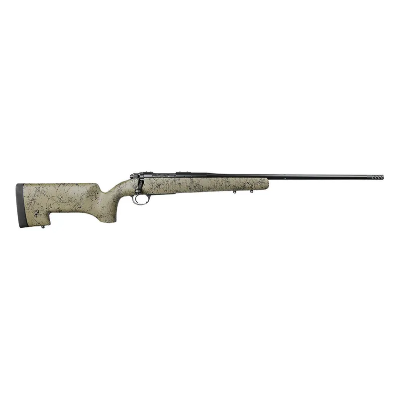 Kimber Mfg, Inc 3000925 Mountain Acsent Peak 280 Ackley 4+1 24" Match Grade Threaded Barrel, Aluminum Receiver, Fixed Aluminum/Carbon Fiber Stock