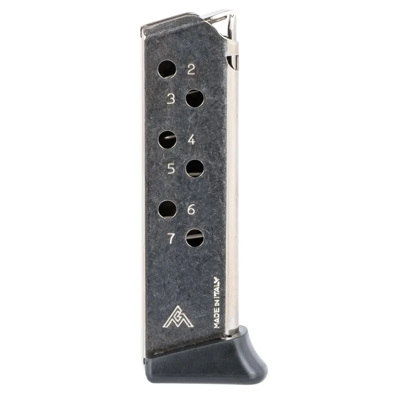 Mec-Gar MGWPPKSFRN Walther 7rd 380 ACP, Fits Walther PPK/S Nickel Carbon Steel
