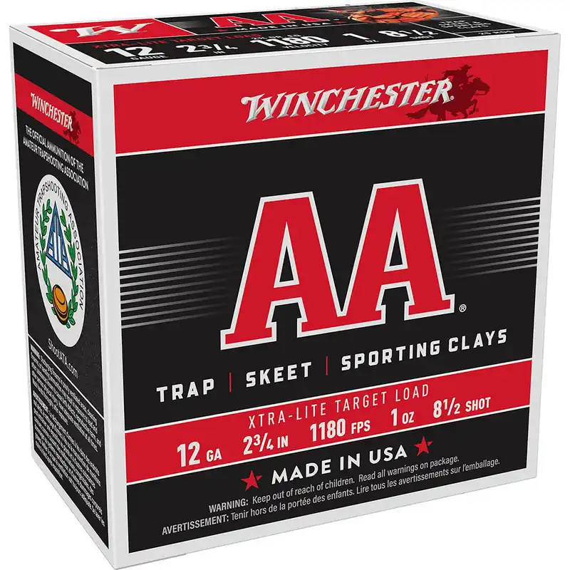 Winchester Ammo AAL1285 AA Xtra-Lite 12Gauge 2.75" 1oz 8.5Shot 25 Per Box/10 Case