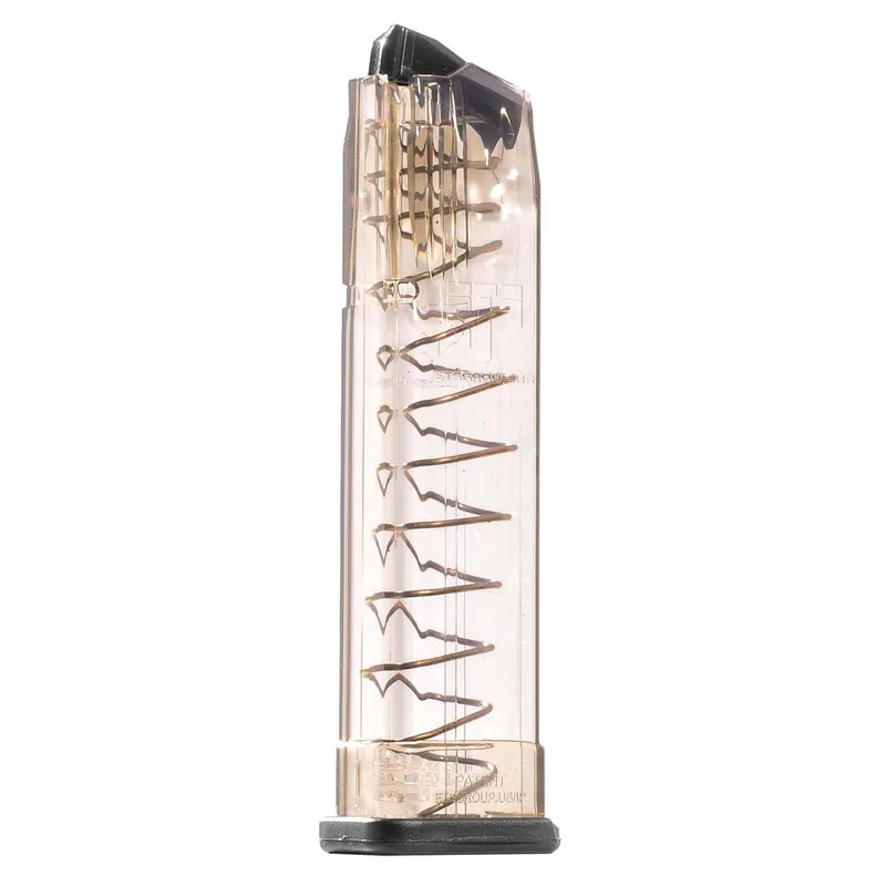 ETS Group SW9MP21 Pistol Mags 21rd 9mm Luger for S&W M&P (Except Shield Variant) Clear Detachable