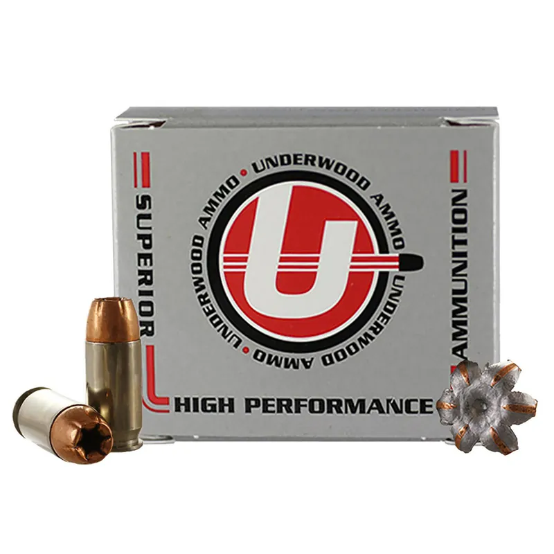 Underwood Ammo 334 Sporting 45ACP+P 230gr Jacketed Hollow Point 20 Per Box/10 Case