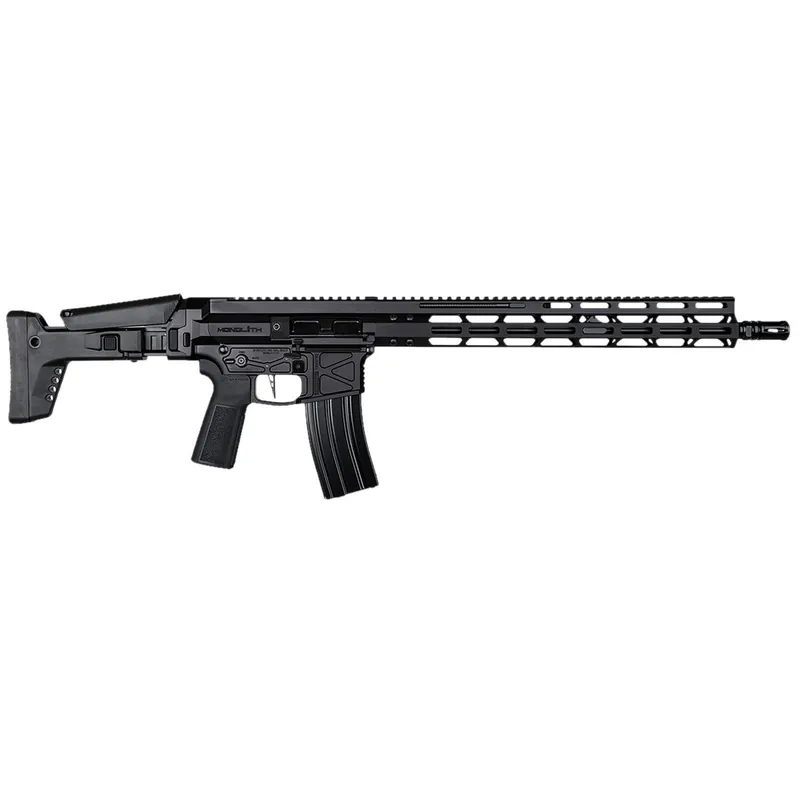 Global Ordnance LLC 197892003223 Monolithic 5.56 NATO 16" Barrel, M-LOK Handguard, Modular Black Stock, Black Polymer Grip