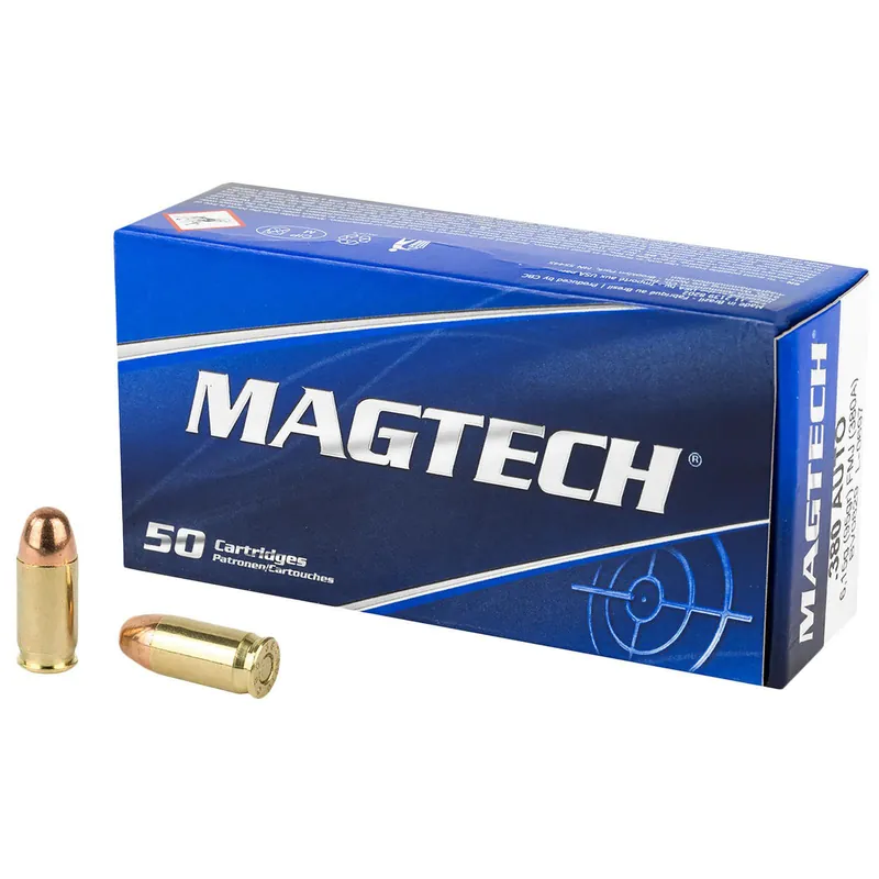 Magtech 380A Range/Training 380ACP 95gr Full Metal Jacket 50 Per Box/20 Case