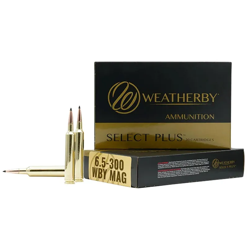 Weatherby B653127LRX Select Plus 6.5-300WthbyMag 127gr Barnes LRX Lead Free 20 Per Box/10 Case