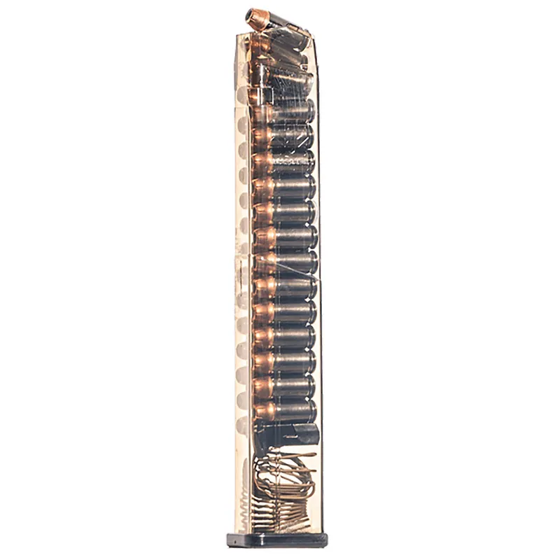 ETS Group SMKGLK2130 Pistol Mags 30rd Extended 45 ACP Compatible w/Glock 21/30/41 Smoke Polymer