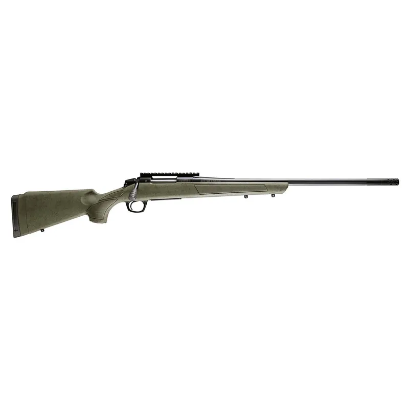 CVA CR3993G Cascade XT 35 Whelen 3+1 22" Graphite Black Cerakote Fluted Threaded Barrel, Graphite Black Cerakote Picatinny Rail, Fixed OD Green w/Black Webbing Synthetic Stock, Right Hand