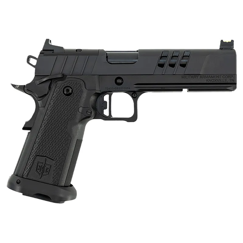 MAC 12500011 9 DS-D 9mm Luger 17+1 5" Black QPQ Bull Barrel, QPQ Tenifer Cerakote Optic Cut/Serrated Steel Slide, QPQ Tenifer Cerakote Steel Frame w/Accessory Rail & Beavertail