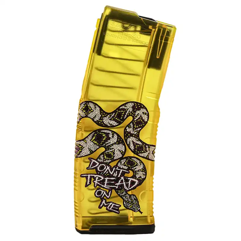 Amend2 556MODCDTOM30 MOD-C 30rd 5.56 NATO Fits AR-15 Yellow Polymer