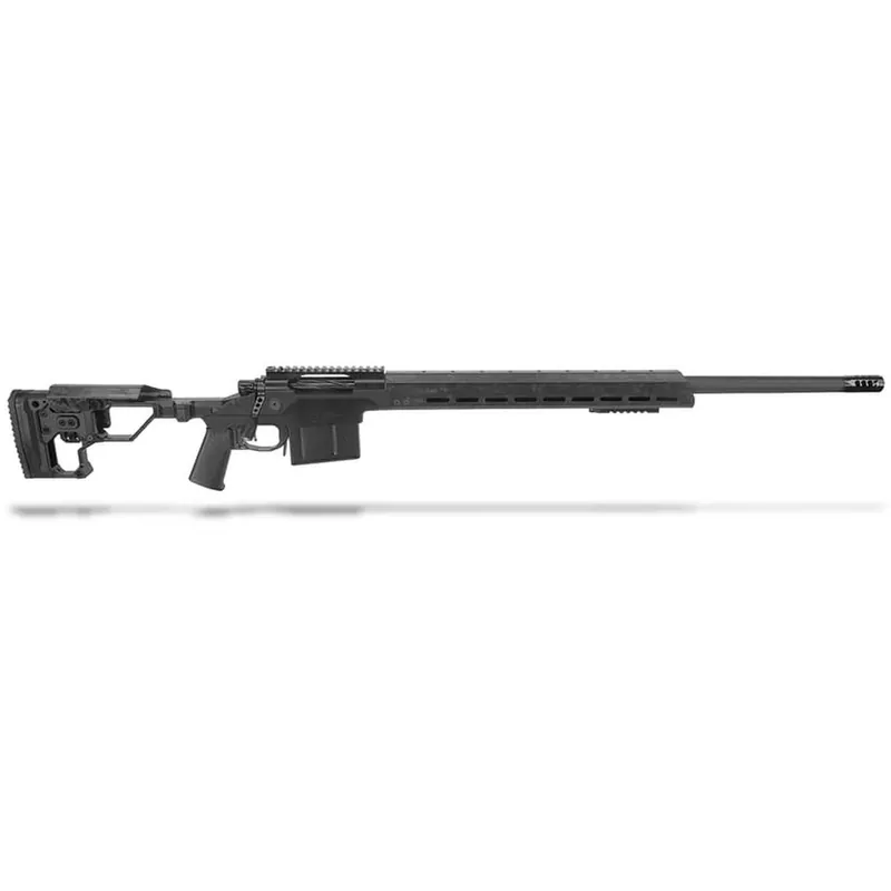 Christensen Arms 8010300501 Modern Precision 338 Lapua Mag 27" Threaded Carbon Fiber Barrel 5+1, Black Nitride Finish, Tungsten Anodized Folding Stock, Polymer Grip