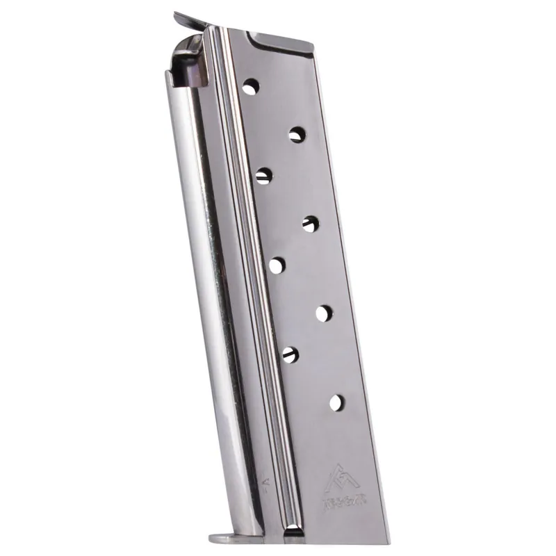 Mec-Gar MGCGGOV38N 1911 Government 9rd 38 Super, Nickel Carbon Steel