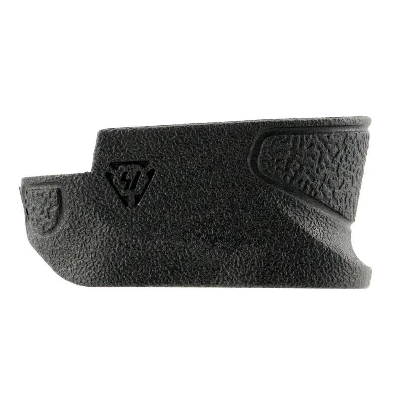 Strike Industries EMPMPS Enhanced Magazine Plate made of Polymer with Black Finish & Extra Gripping Surface for S&W M&P Shield Magazines (Adds 2rds 9mm Luger, 1rd 40 S&W)