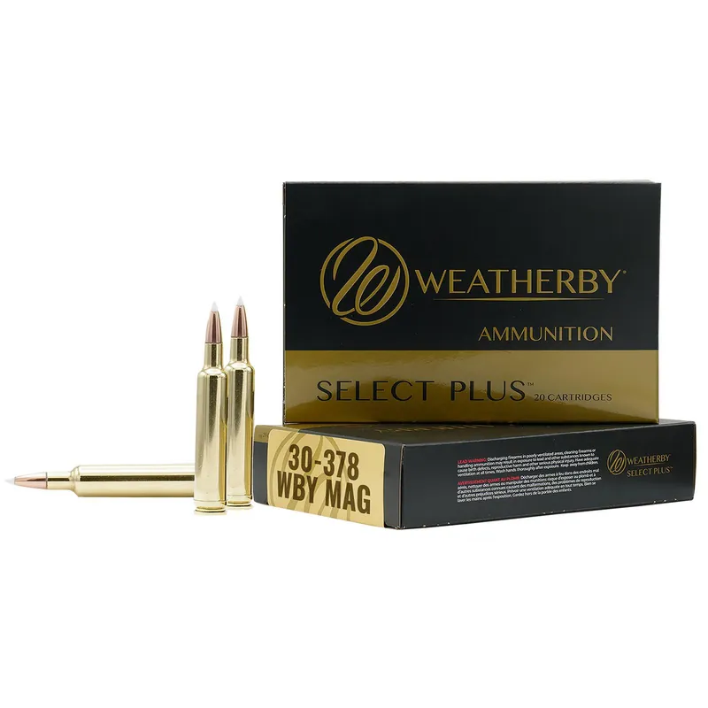 Weatherby H303220ELDX Select Plus 30-378WthbyMag 220gr Hornady ELD X 20 Per Box/10 Case