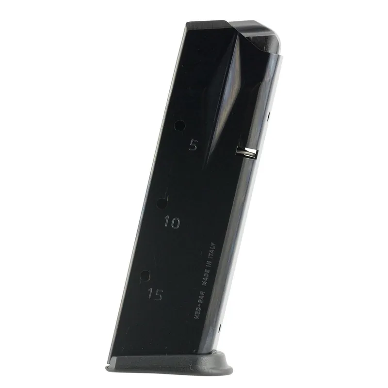 Mec-Gar MGP22815B Sig 15rd 9mm Luger Fits Sig P229/P228, Blued Carbon Steel
