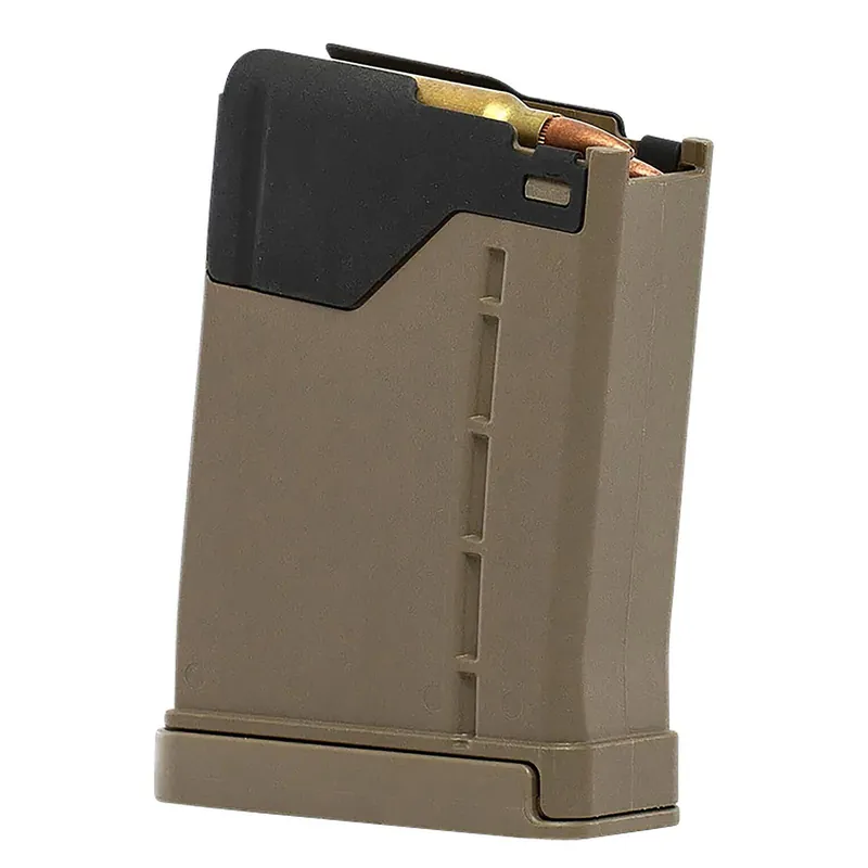 Lancer 232042 L5AWM 10rd 5.56x45mm FDE Polymer w/ Steel Feed Lips Fits AR-15