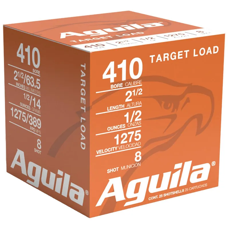 Aguila 1CHB4139 Target Load 410Gauge 2.50" 1/2oz 9Shot 25 Per Box/20 Case