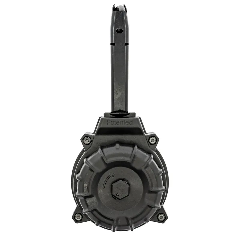ProMag DRMA94 50rd Drum 9mm Fits Taurus TH9 Black DuPont Zytel Polymer