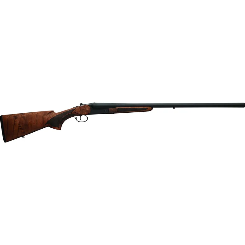 Charles Daly 930396 500 Coach 410 Gauge Break Open 3" 2rd 26" Black Side By Side Barrel, Steel Receiver, Fixed w/Pistol Grip Checkered Walnut Stock