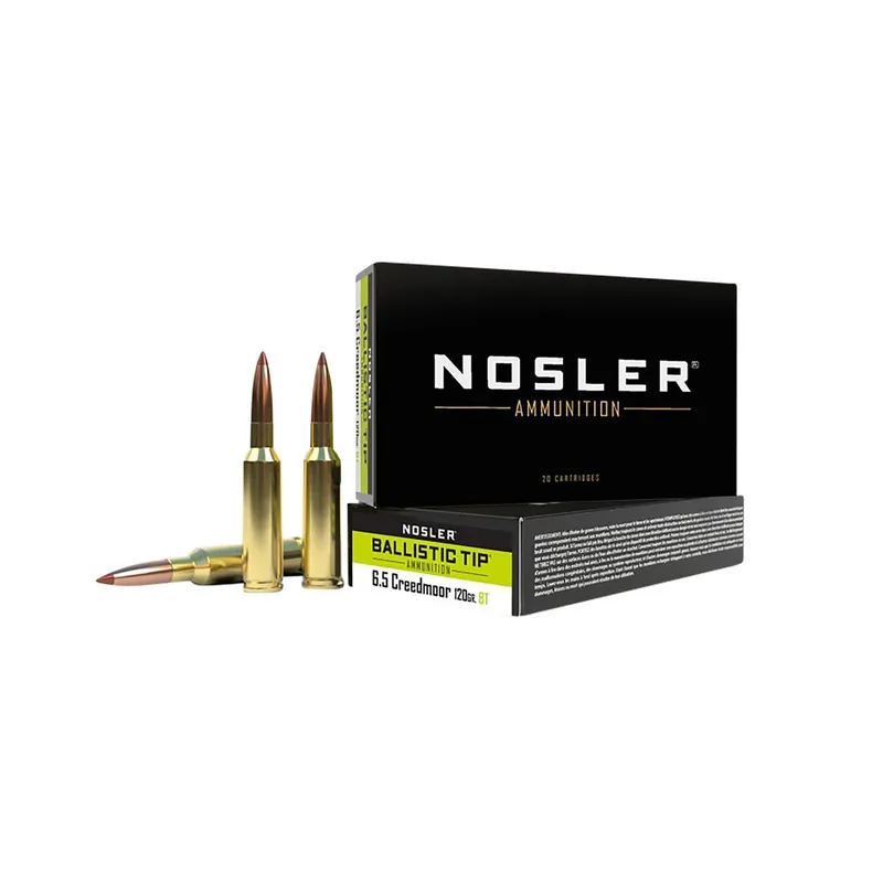 Nosler 42050 Ballistic Tip 6.5Creedmoor 120gr Spitzer Ballistic Tip 20 Per Box/10 Case