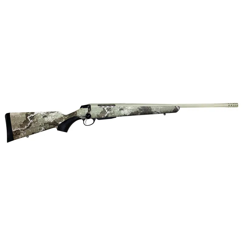Tikka JRTXVA320 T3x Lite 30-06 Springfield 3+1 22.40" Desert Verde Cerakote Fluted Threaded Barrel & Drilled & Tapped Receiver, Veil Alpine Fixed Synthetic Stock, Right Hand