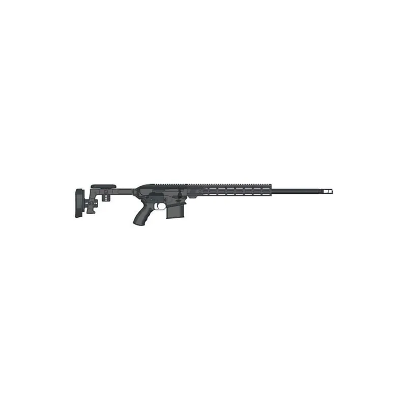 Bushmaster 0110003BLK BA30 6.5 Creedmoor 10+1 24" Black Threaded Barrel, Black Hard Coat Anodized 14" M-LOK Handguard, Black Aluminum Chassis Folding Stock, AR Style Grip, Ambidextrous