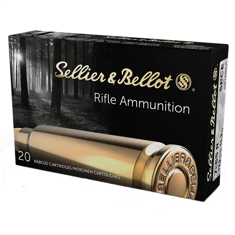 Sellier & Bellot SB765RA Rifle 7x65mmR 173gr Soft Point Cut Through Edge 20 Per Box/20 Case