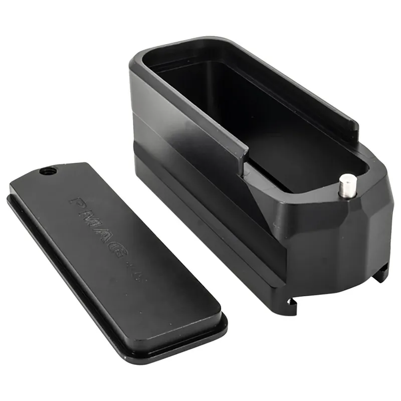 Shield Arms SAMEPMAG5BLK Magazine Extension 5rd Compatible w/ Magpul PMAG Gen M3 Black Anodized Aluminum