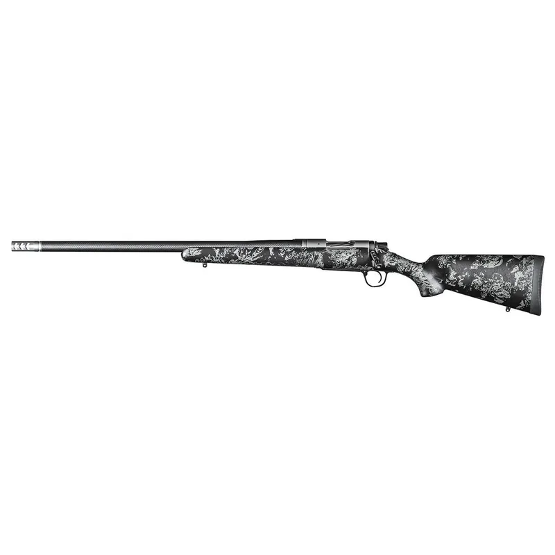 Christensen Arms 8010617400 Ridgeline FFT 7mm-08 Rem 4+1 20" Carbon Fiber/Threaded Barrel, Stainless Steel, Black with Gray Accents Stock, Left Hand