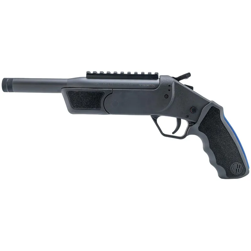 Rossi SSPB9556-BK Brawler 5.56 NATO 1rd 9" Matte Black Steel Barrel, Black Polymer Frame, Picatinny Rail