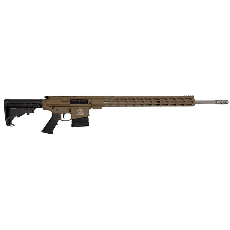 Great Lakes Firearms GL10243SSBRZ GLFA 243 Win 5+1 24" Stainless Threaded Barrel, Picatinny Rail Aluminum Receiver, Adjustable Black Synthetic Stock, Mil-spec Polymer Grip