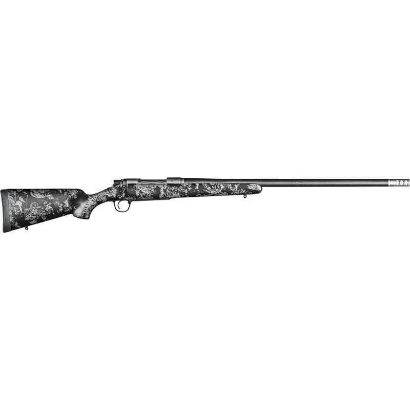 Christensen Arms 8010615300 Ridgeline FFT 30-06 Springfield 4+1 22" Carbon Fiber/Threaded Barrel, Stainless Steel, Black with Gray Accents Stock