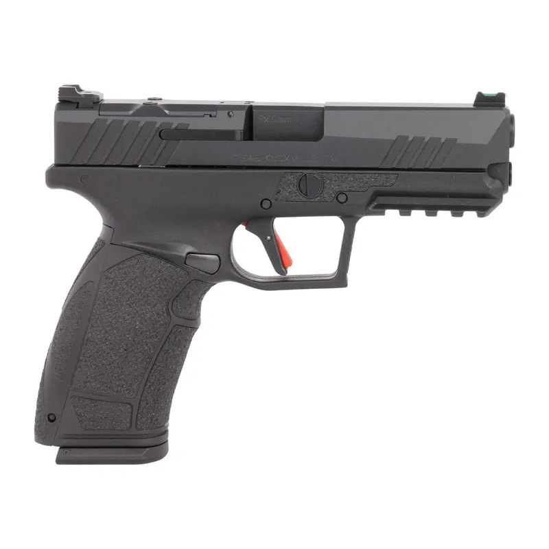 Tisas 10100570 PX-9 Duty *CA Compliant 9mm Luger 10+1 4.10" Black QPQ Steel Barrel, QPQ Tenifer Cerakote Optic Cut/Serrated Steel Slide, QPQ Tenifer Cerakote Polymer Frame w/Picatinny Rail