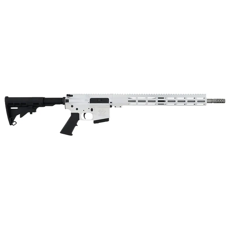Great Lakes Firearms GL15350SSWHT16 GLFA 350 Legend 5+1 18" Stainless Threaded Barrel, White Cerakote Picatinny Rail Aluminum Receiver, M-LOK Handguard Black Synthetic Stock, Mil-spec Polymer Grip