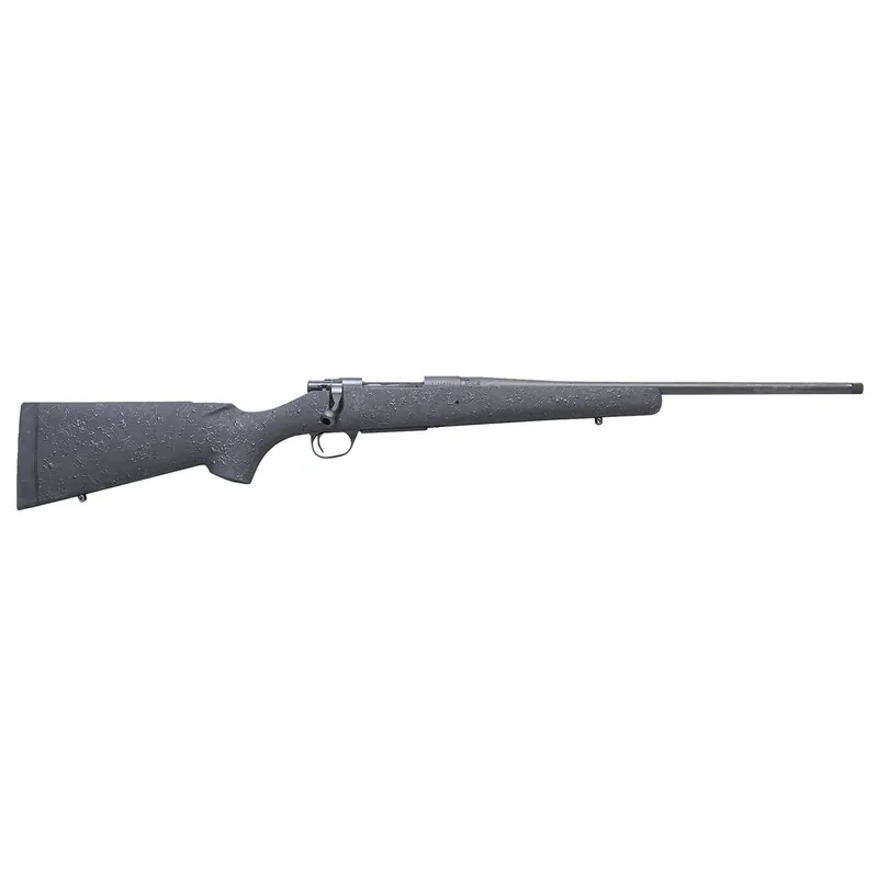 Howa HHSSL708BLK 1500 Superlite Gen2 Full Size 7mm-08 Rem 3+1 20" Black Threaded Barrel, Matte Blue Steel Drilled & Tapped Receiver, Black w/Black Webbing HS Precision Synthetic Stock, Right Hand