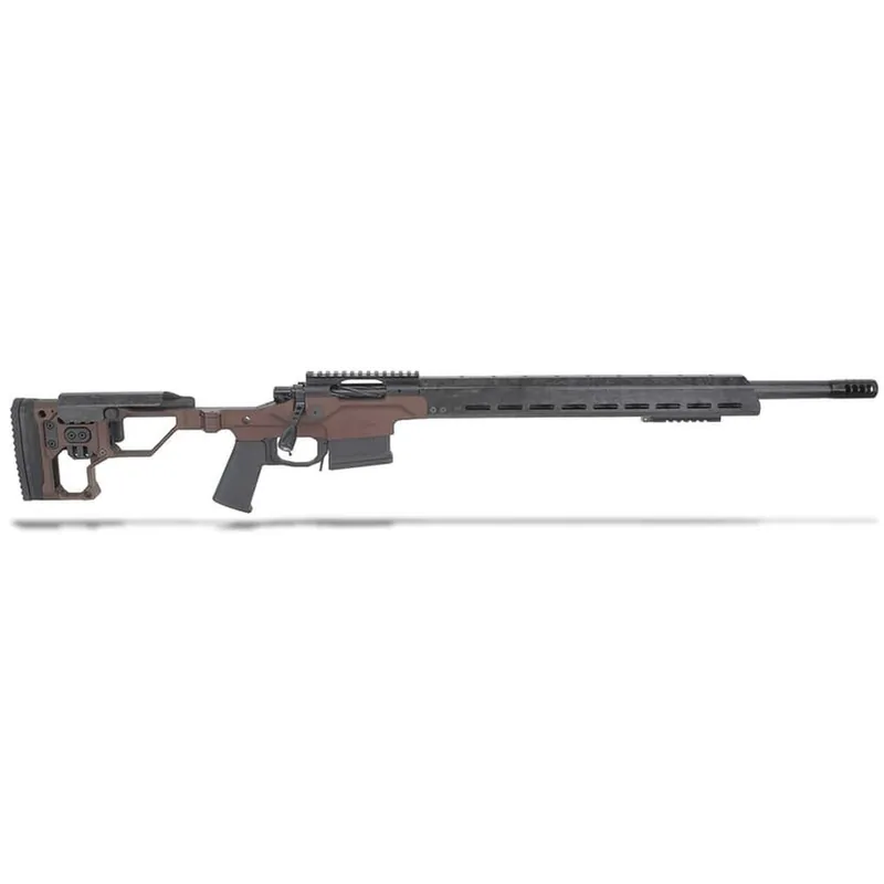 Christensen Arms 8010300900 Modern Precision 6.5 Creedmoor 22" Threaded Carbon Fiber Barrel 5+1, Black Nitride Finish, Desert Brown Anodized Folding Stock, Polymer Grip