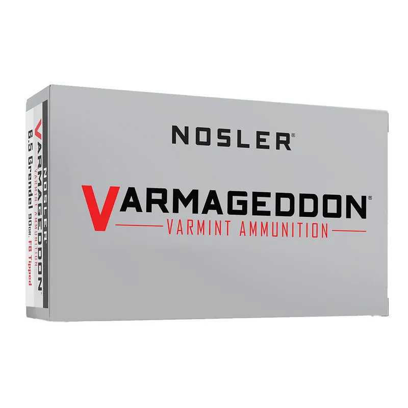 Nosler 65182 Varmageddon 6.5Grendel 90gr Flat Base Tipped 20 Per Box/10 Case