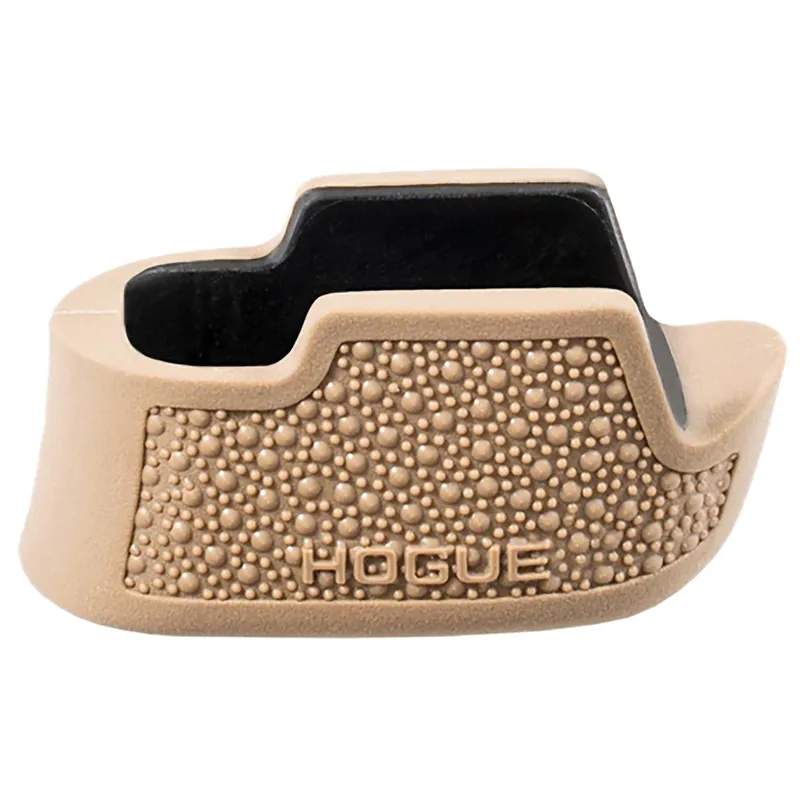 Hogue 18033 OverMolded Extension Base Pad Cobblestone Fits Sig Sauer P365 12rd FDE Rubber